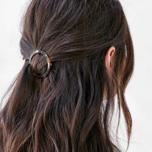 Tortoise shell round Hair Clip | Tortoise Hair set